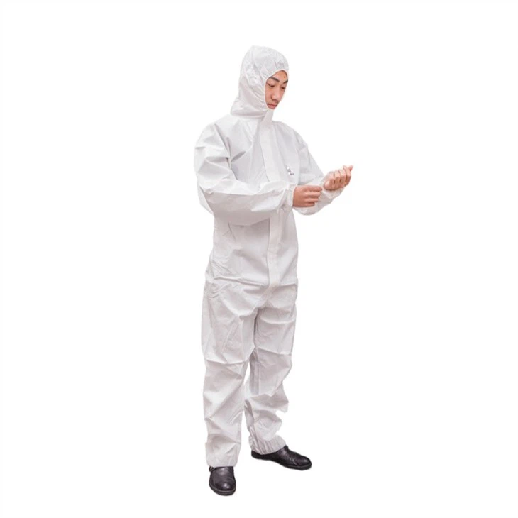Disposable White Coveralls